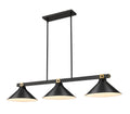 Z-LITE, BRONTE 3 LIGHT BILLIARD, LINEAR LIGHT