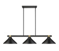 Z-LITE, BRONTE 3 LIGHT BILLIARD, LINEAR LIGHT