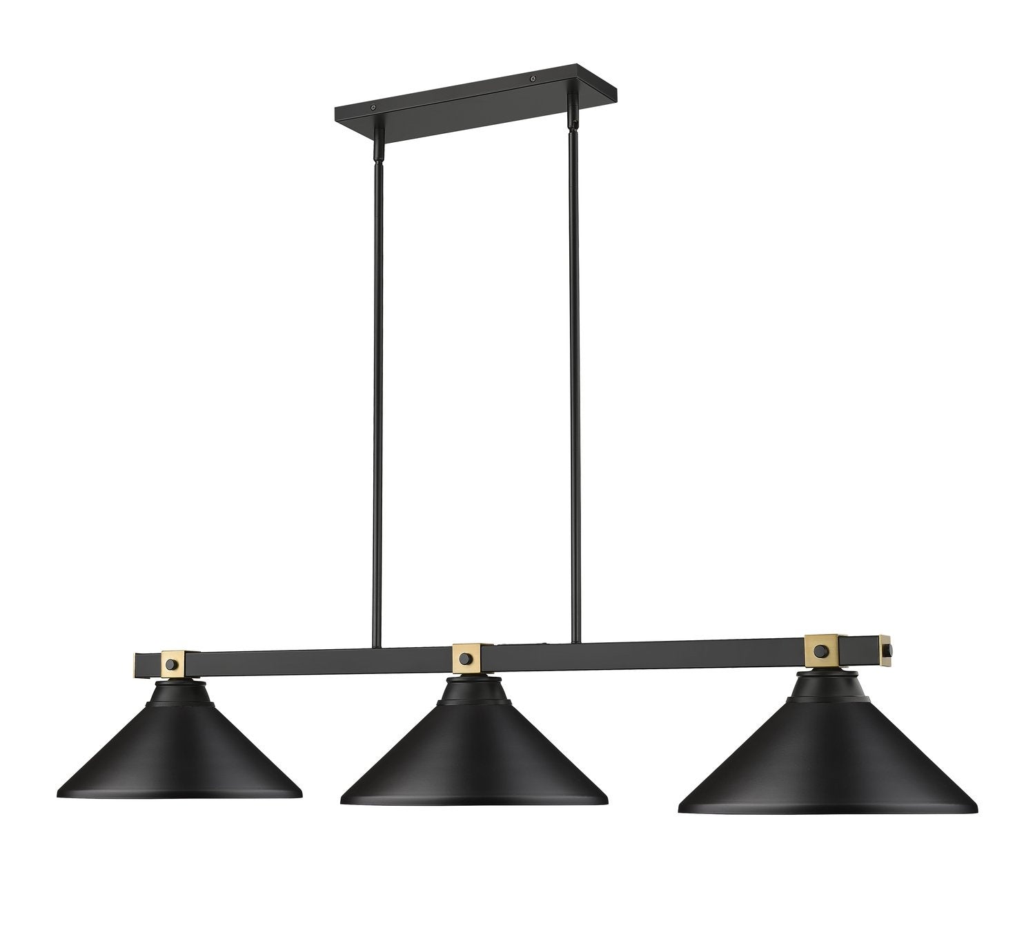Z-LITE, BRONTE 3 LIGHT BILLIARD, LINEAR LIGHT