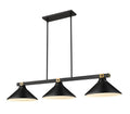 Z-LITE, BRONTE 3 LIGHT BILLIARD, LINEAR LIGHT