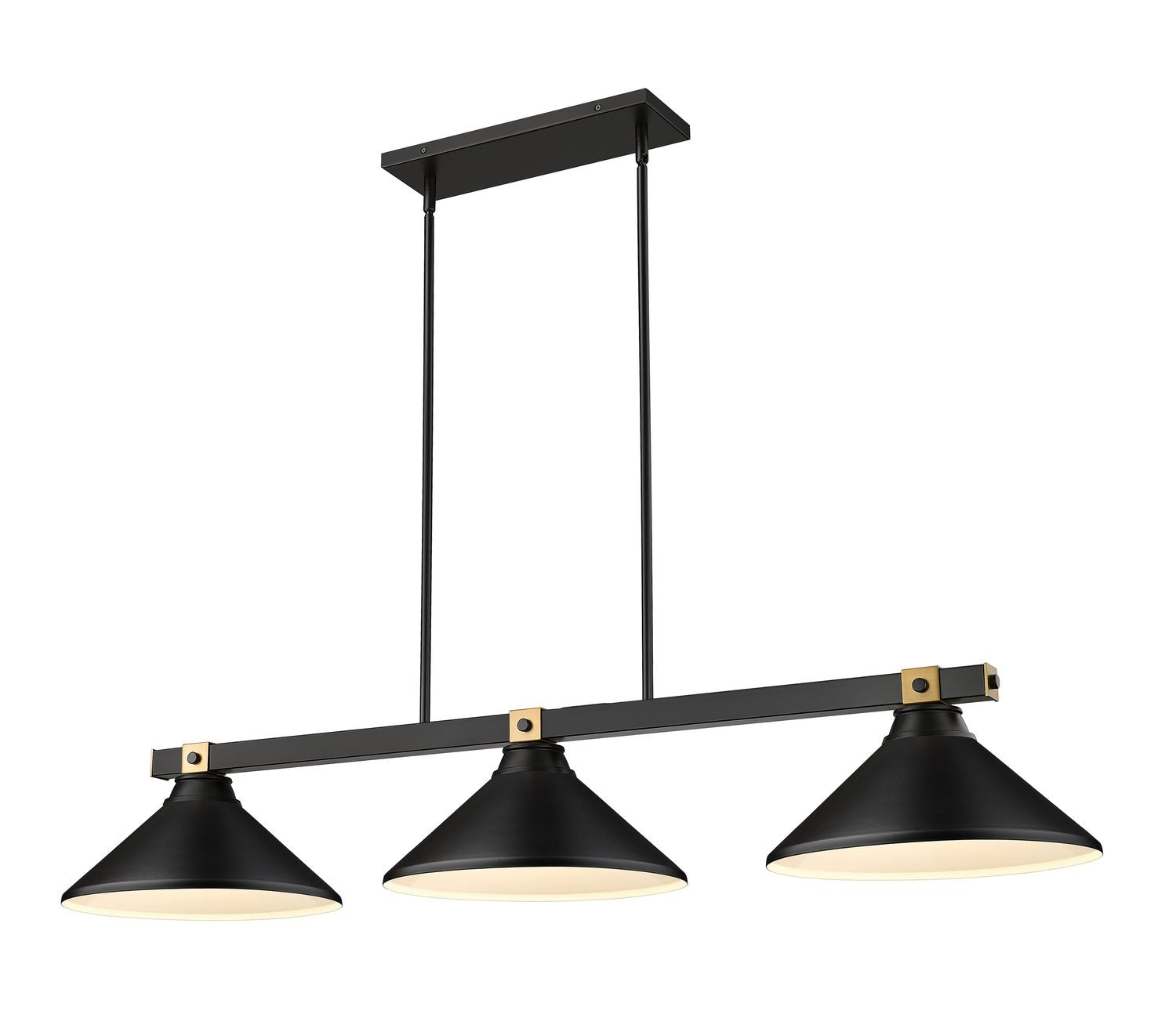 Z-LITE, BRONTE 3 LIGHT BILLIARD, LINEAR LIGHT