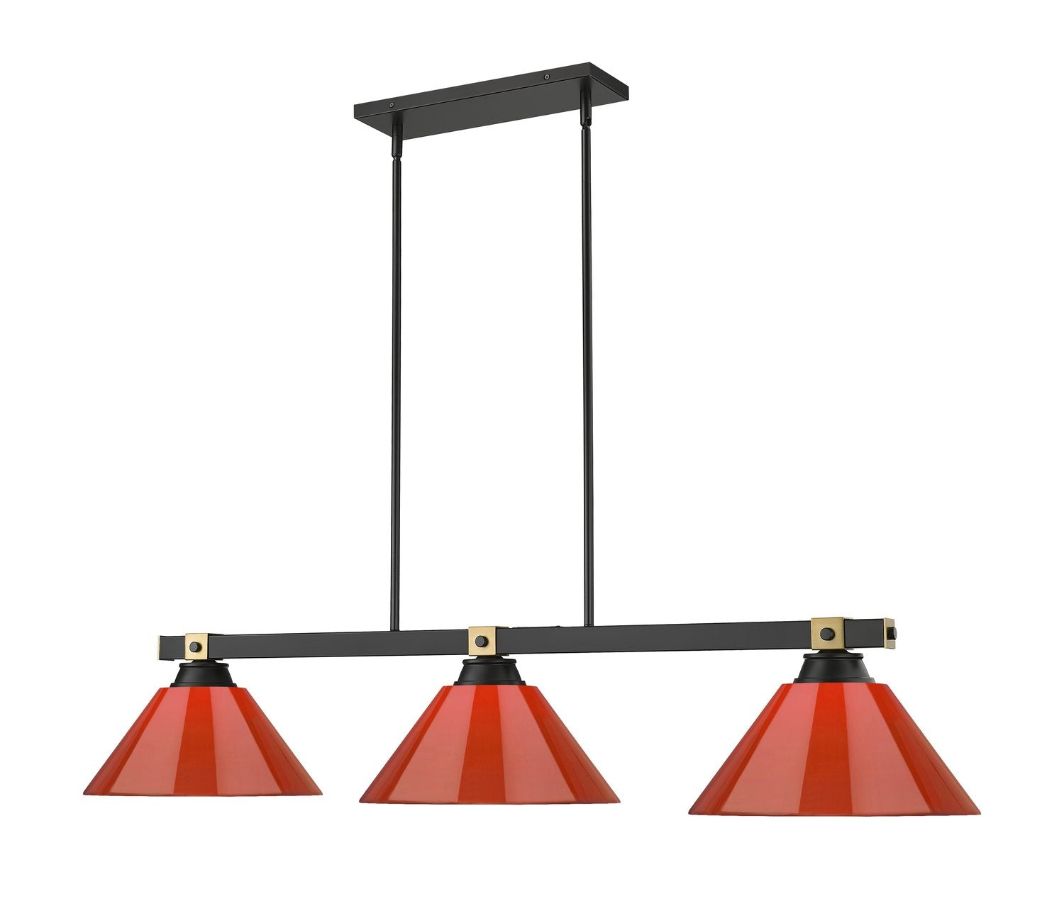 Z-LITE, BRONTE 3 LIGHT BILLIARD, LINEAR LIGHT