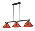 Z-LITE, BRONTE 3 LIGHT BILLIARD, LINEAR LIGHT