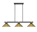 Z-LITE, BRONTE 3 LIGHT BILLIARD, LINEAR LIGHT