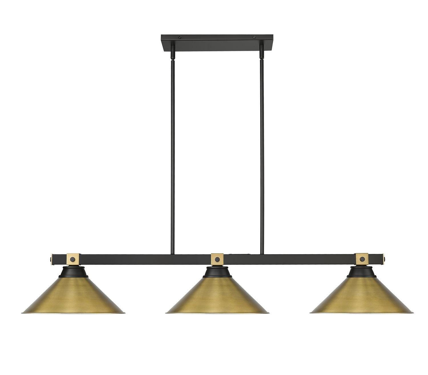 Z-LITE, BRONTE 3 LIGHT BILLIARD, LINEAR LIGHT