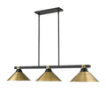 Z-LITE, BRONTE 3 LIGHT BILLIARD, LINEAR LIGHT
