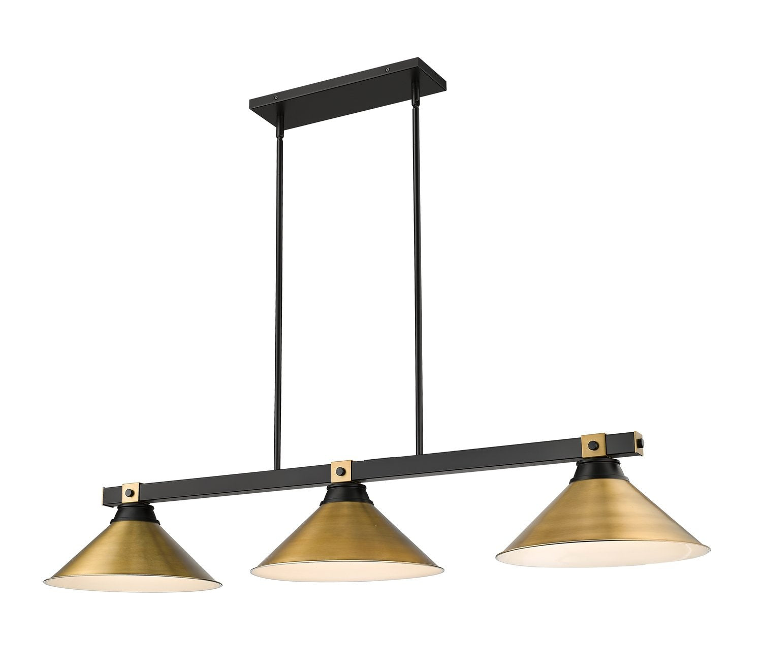 Z-LITE, BRONTE 3 LIGHT BILLIARD, LINEAR LIGHT