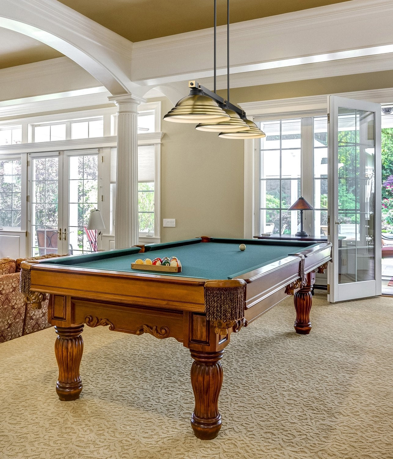 Z-LITE, BRONTE 3 LIGHT BILLIARD, LINEAR LIGHT