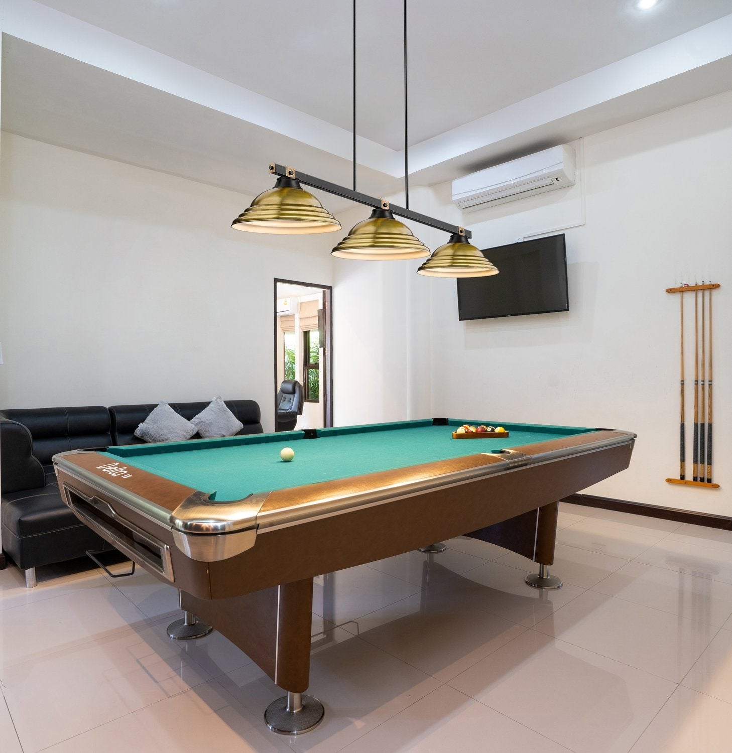 Z-LITE, BRONTE 3 LIGHT BILLIARD, LINEAR LIGHT