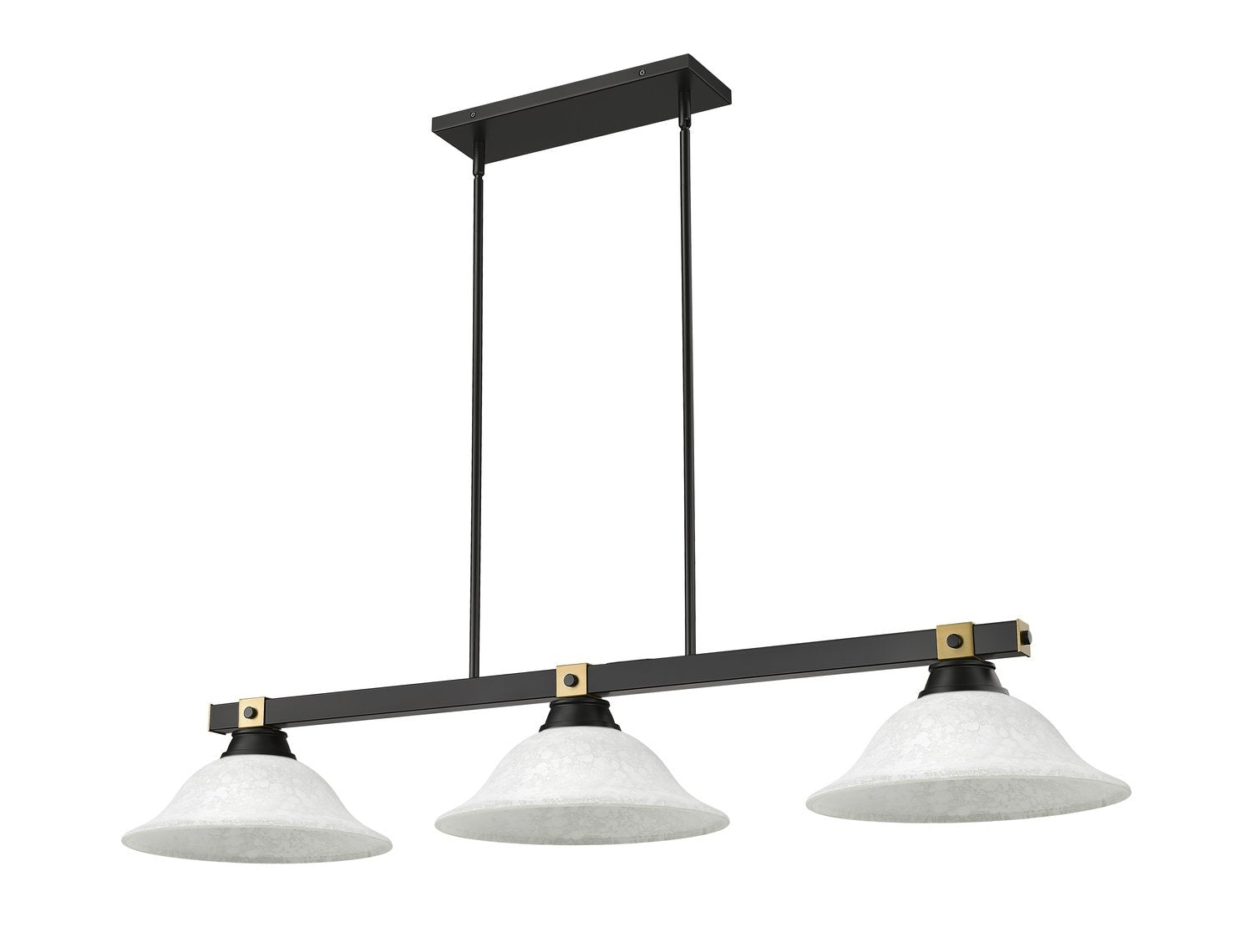 Z-LITE, BRONTE 3 LIGHT BILLIARD, LINEAR LIGHT