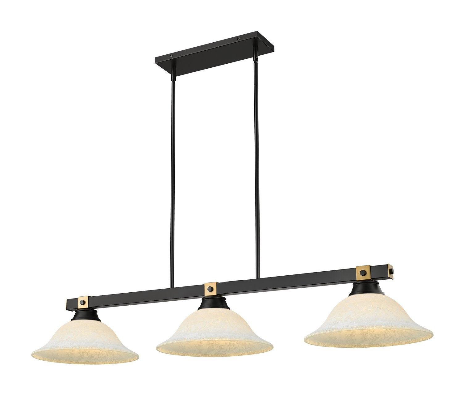 Z-LITE, BRONTE 3 LIGHT BILLIARD, LINEAR LIGHT
