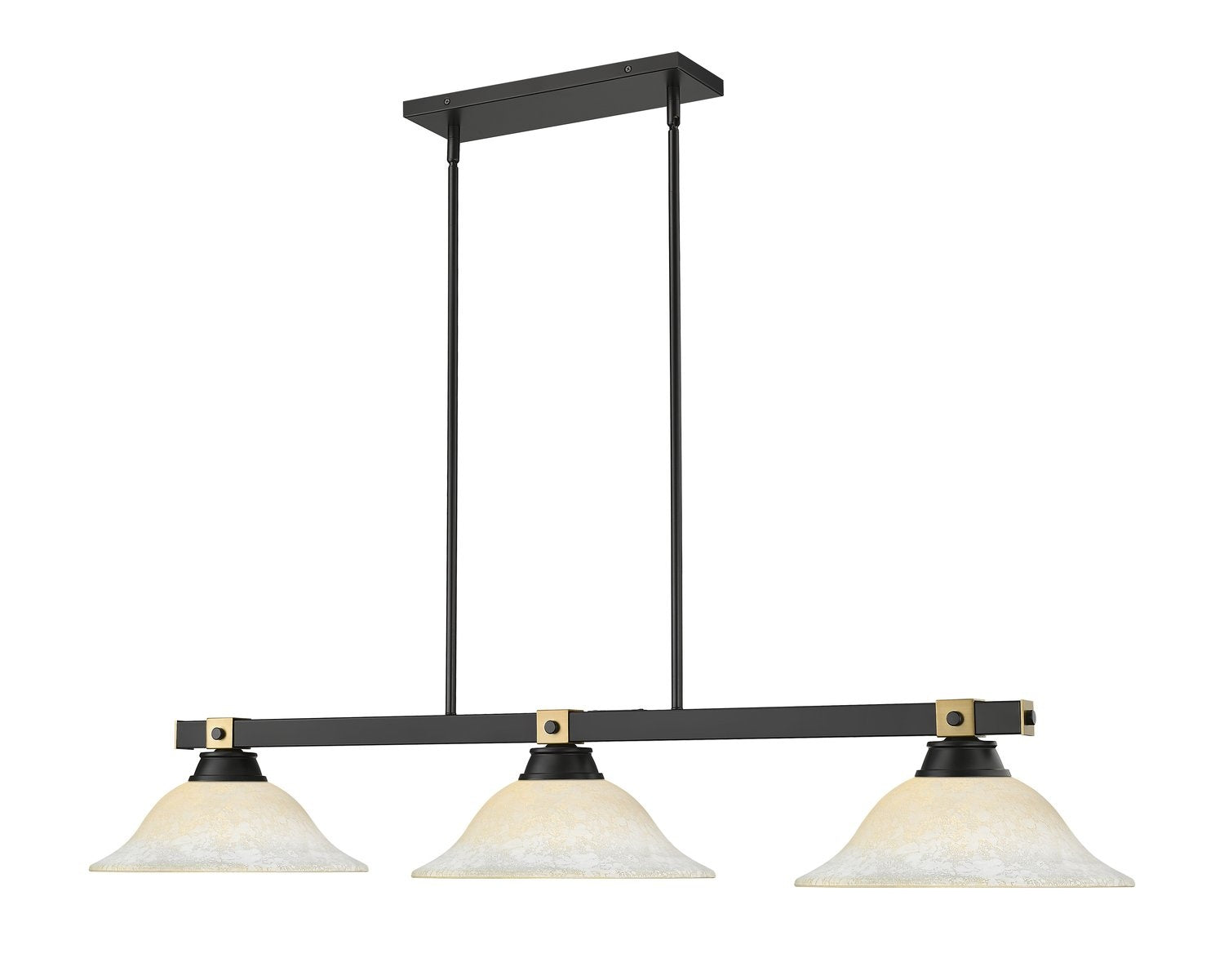 Z-LITE, BRONTE 3 LIGHT BILLIARD, LINEAR LIGHT