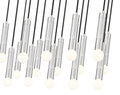 Z-LITE, STARI LINEAR CHANDELIER, LINEAR LIGHT