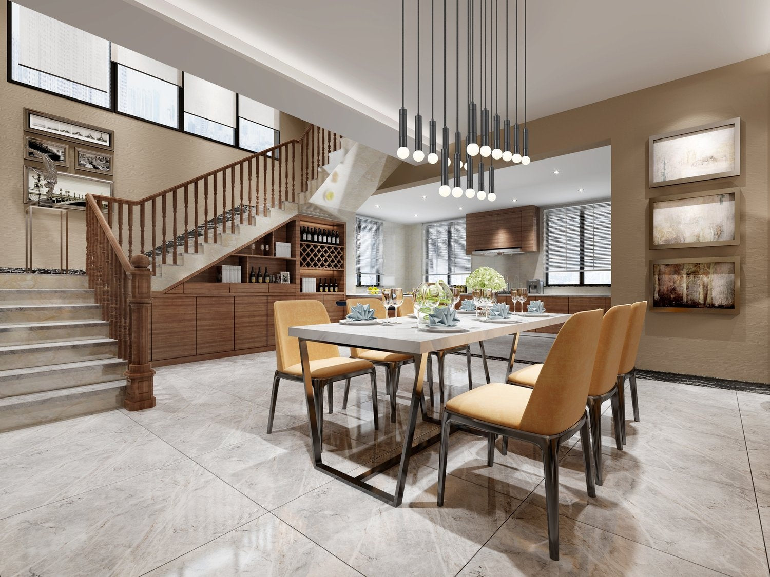 Z-LITE, STARI LINEAR CHANDELIER, LINEAR LIGHT