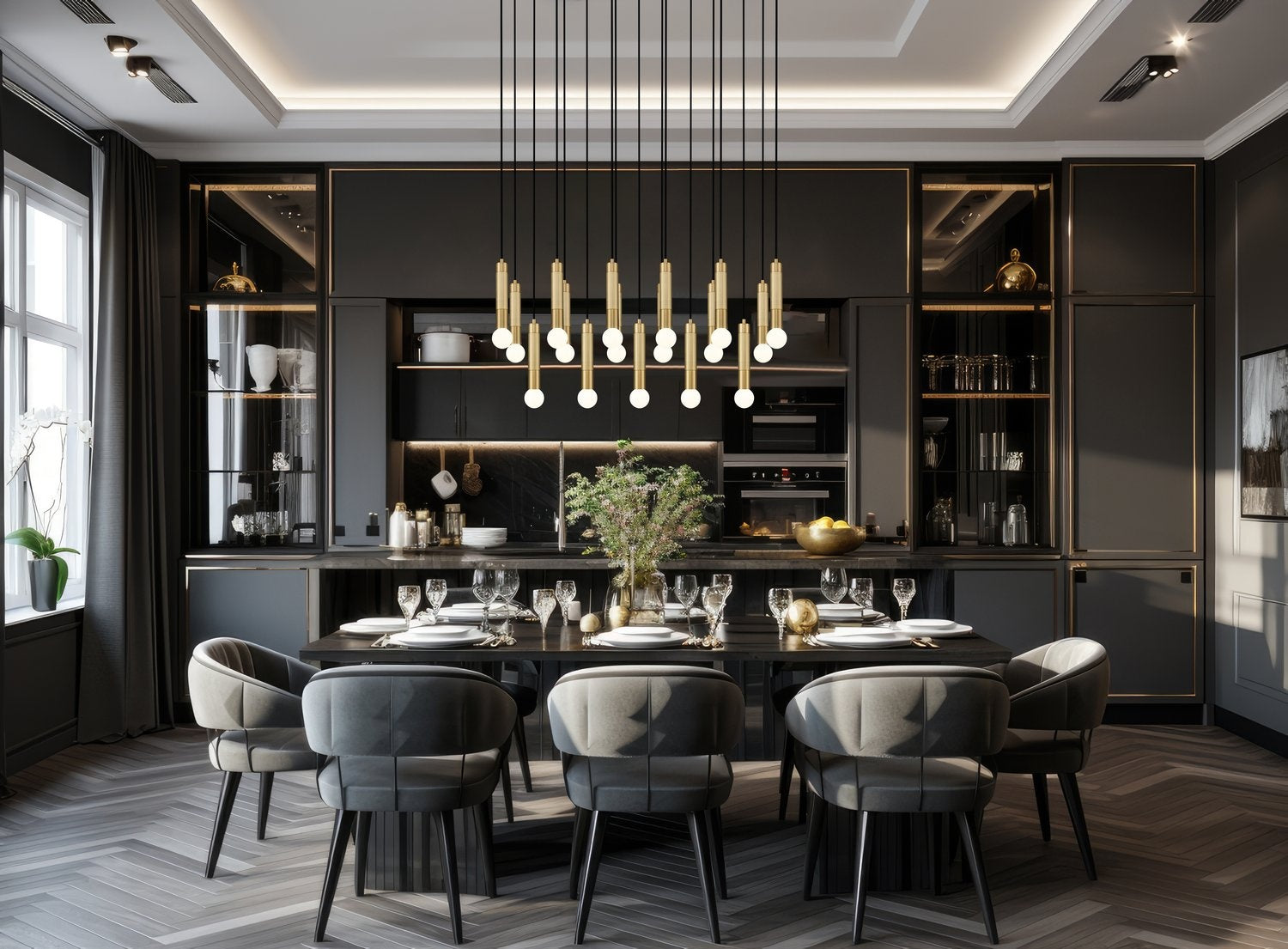 Z-LITE, STARI LINEAR CHANDELIER, LINEAR LIGHT