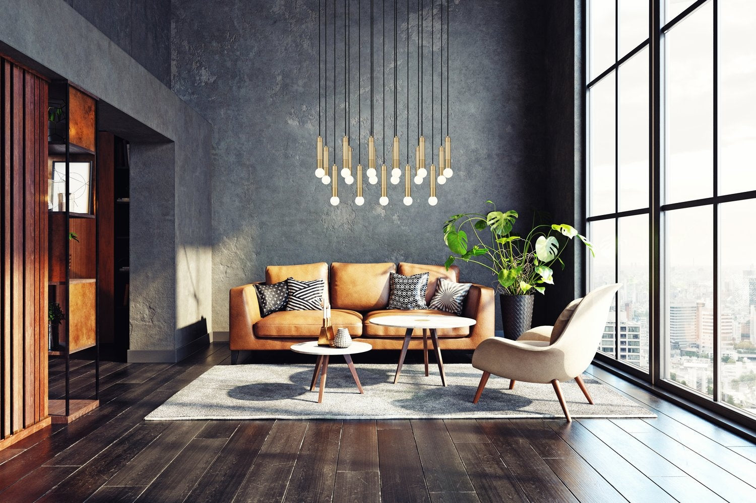 Z-LITE, STARI LINEAR CHANDELIER, LINEAR LIGHT
