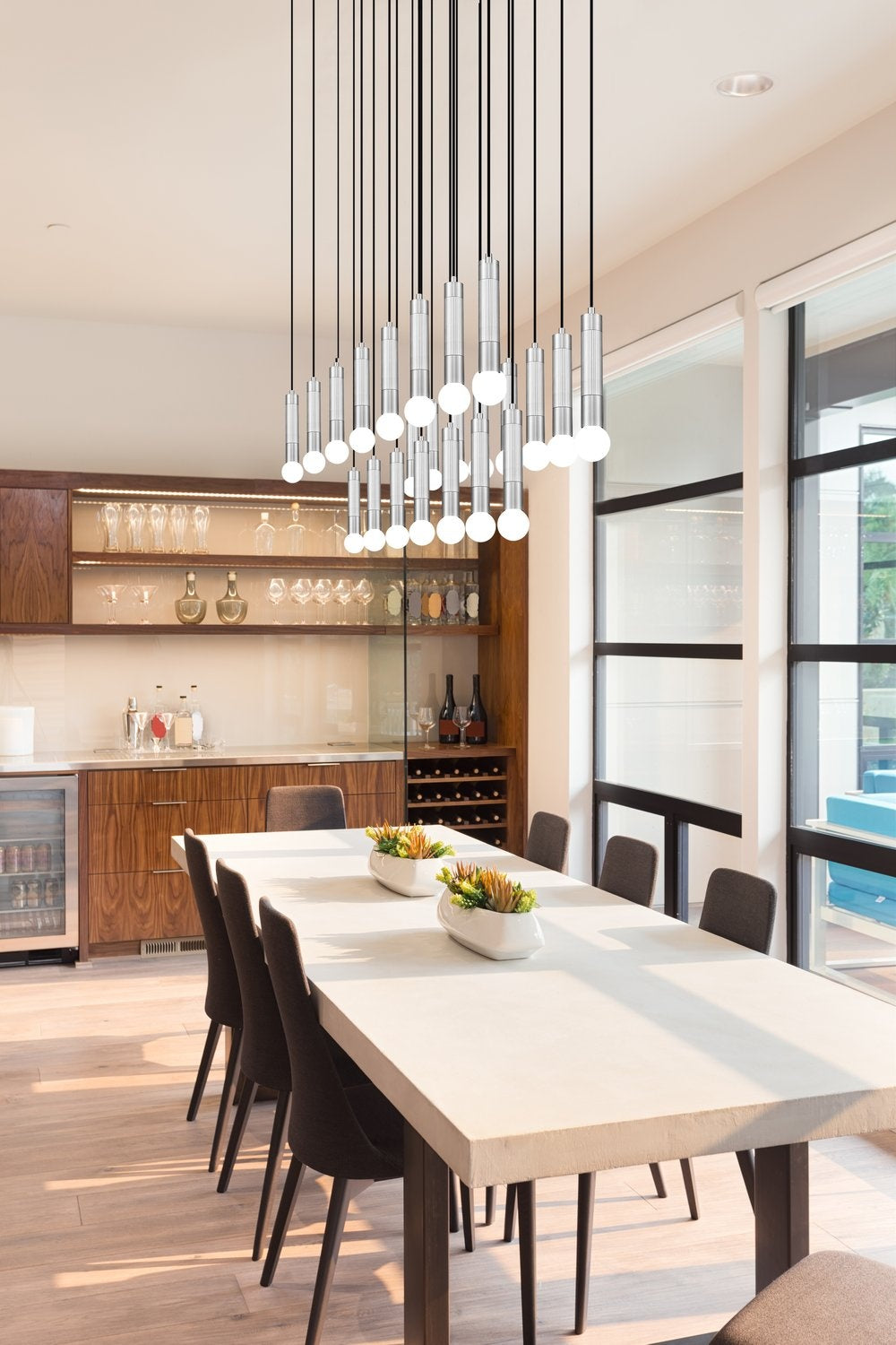 Z-LITE, STARI LINEAR CHANDELIER, LINEAR LIGHT