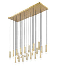Z-LITE, STARI LINEAR CHANDELIER, LINEAR LIGHT
