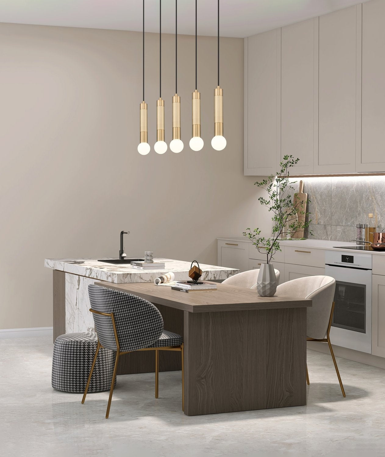 Z-LITE, STARI LINEAR CHANDELIER, LINEAR LIGHT