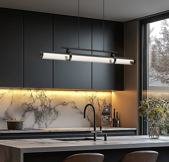 Z-LITE, BENOIT LINEAR CHANDELIER, LINEAR LIGHT