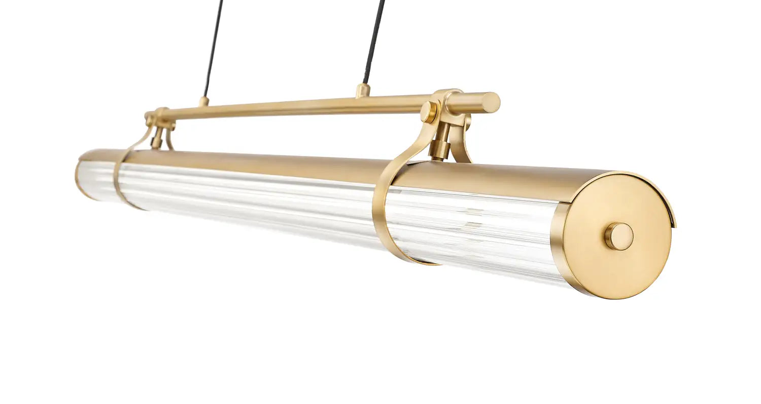 Z-LITE, BENOIT LINEAR CHANDELIER, LINEAR LIGHT