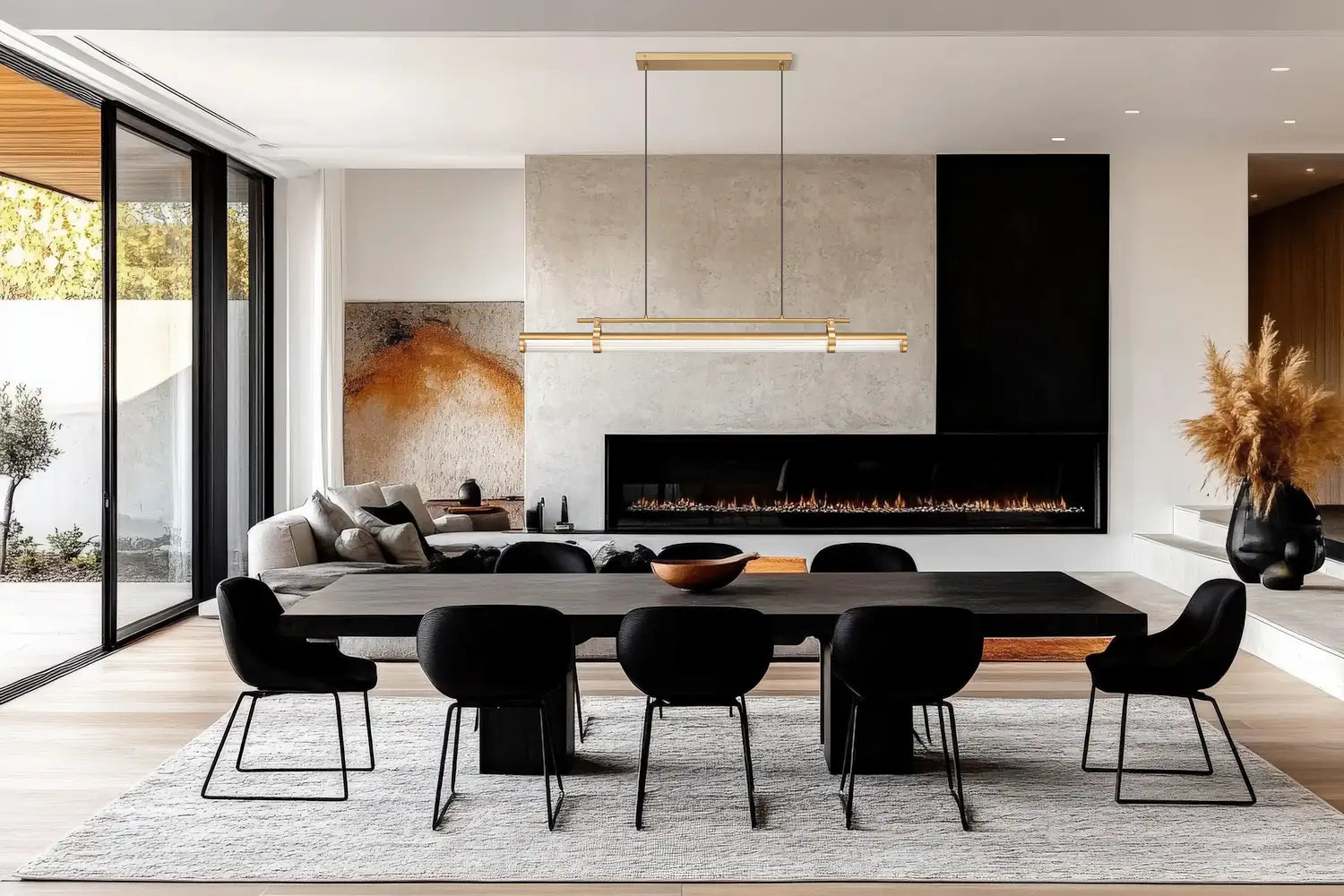 Z-LITE, BENOIT LINEAR CHANDELIER, LINEAR LIGHT