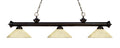 Z-LITE, RIVIERA 3 LIGHT BILLIARD, LINEAR LIGHT