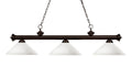 Z-LITE, RIVIERA 3 LIGHT BILLIARD, LINEAR LIGHT