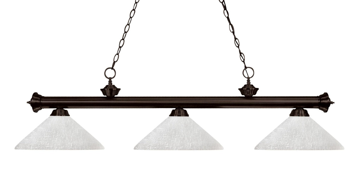 Z-LITE, RIVIERA 3 LIGHT BILLIARD, LINEAR LIGHT