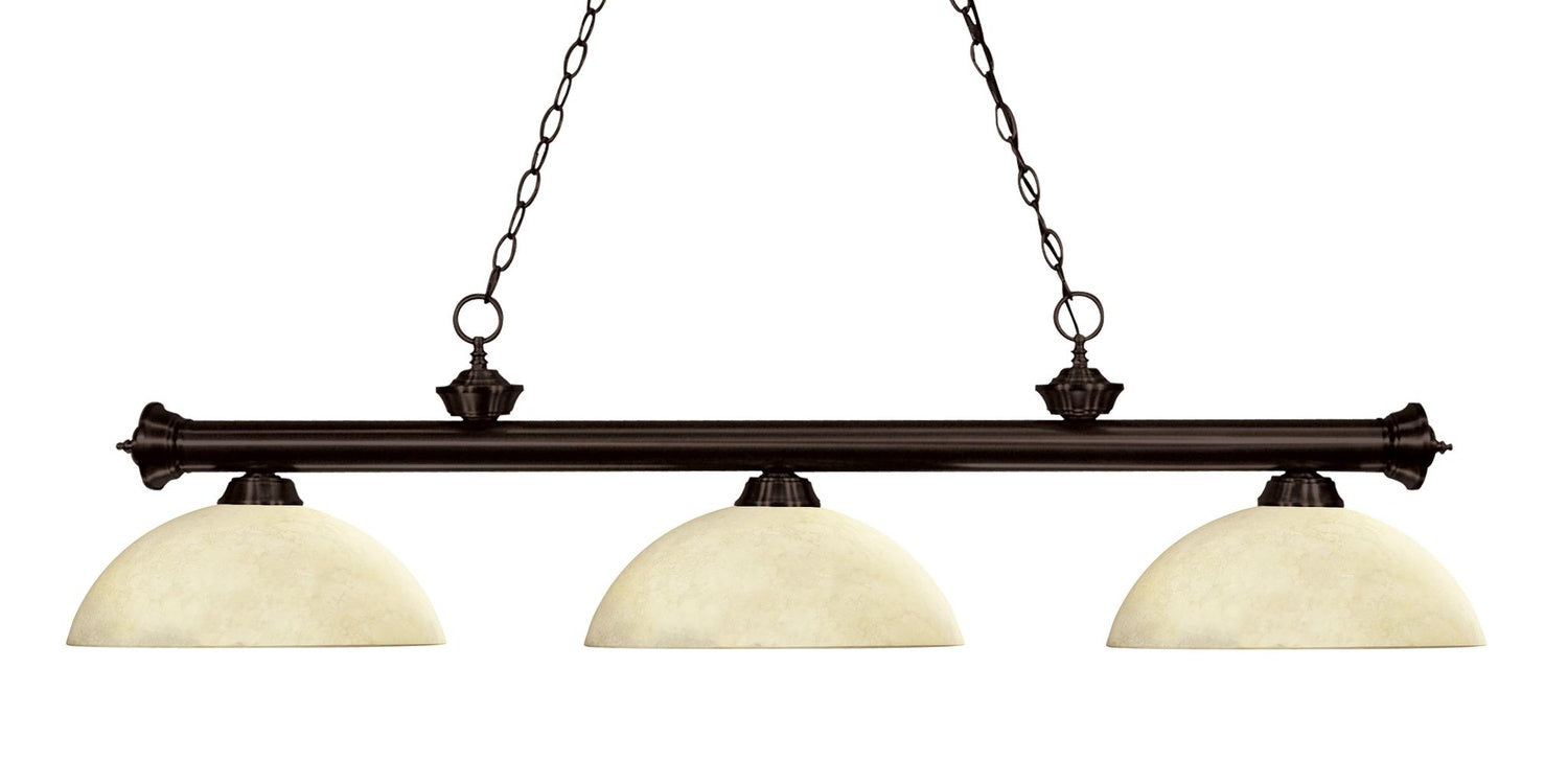 Z-LITE, RIVIERA 3 LIGHT BILLIARD, LINEAR LIGHT