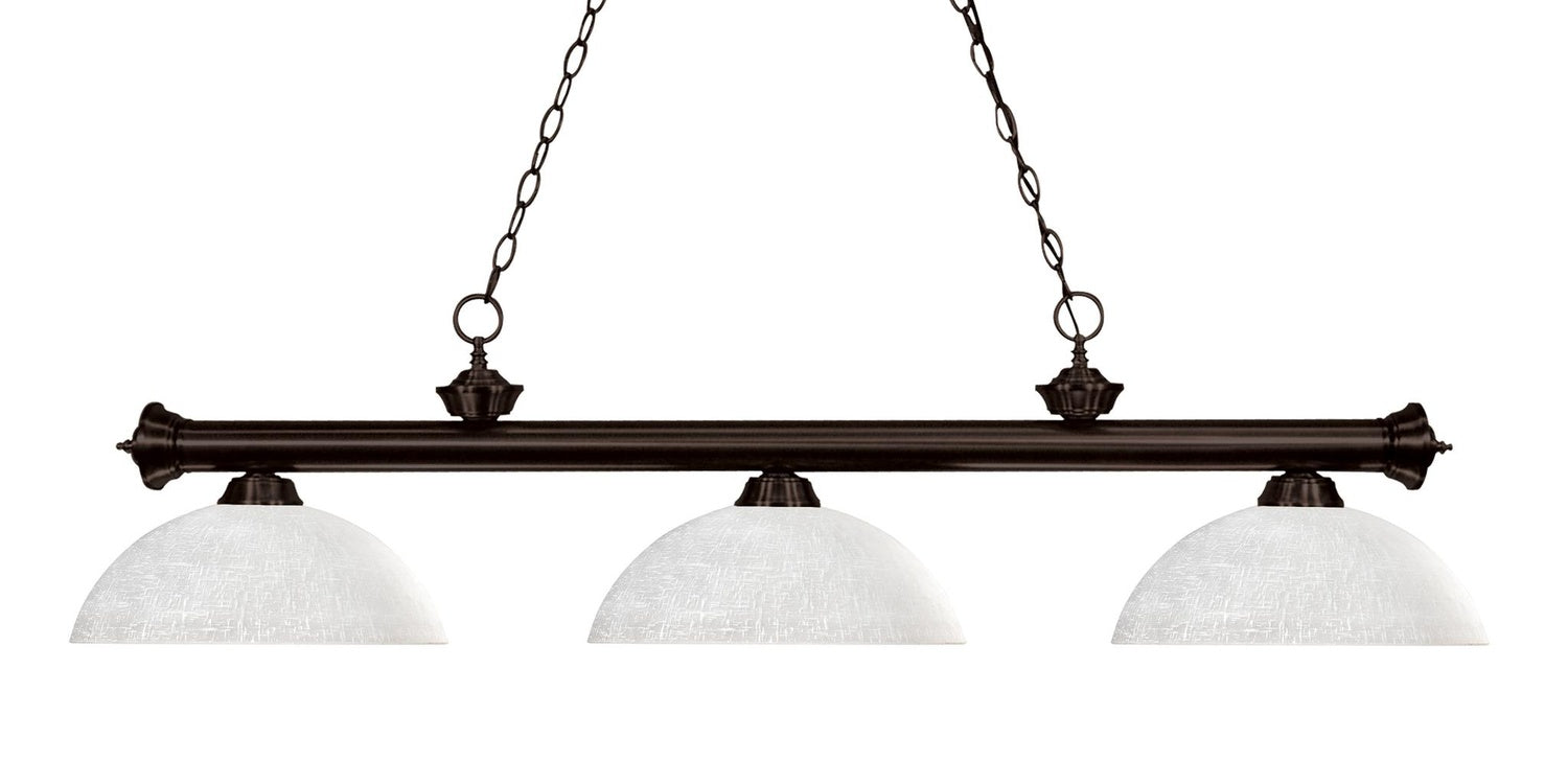 Z-LITE, RIVIERA 3 LIGHT BILLIARD, LINEAR LIGHT