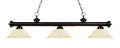 Z-LITE, RIVIERA 3 LIGHT BILLIARD, LINEAR LIGHT