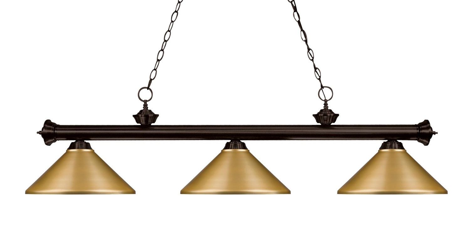 Z-LITE, RIVIERA 3 LIGHT BILLIARD, LINEAR LIGHT