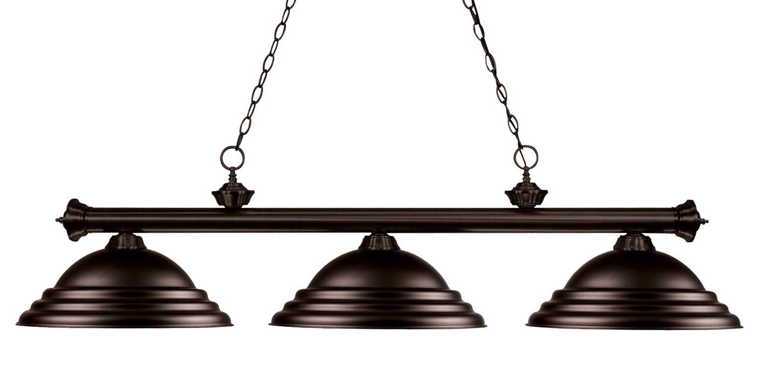 Z-LITE, RIVIERA 3 LIGHT BILLIARD, LINEAR LIGHT