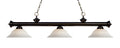 Z-LITE, RIVIERA 3 LIGHT BILLIARD, LINEAR LIGHT