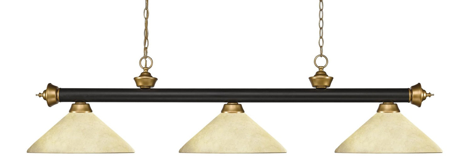 Z-LITE, RIVIERA 3 LIGHT BILLIARD, LINEAR LIGHT