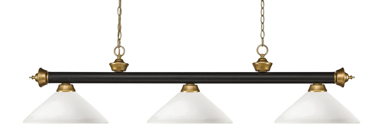 Z-LITE, RIVIERA 3 LIGHT BILLIARD, LINEAR LIGHT