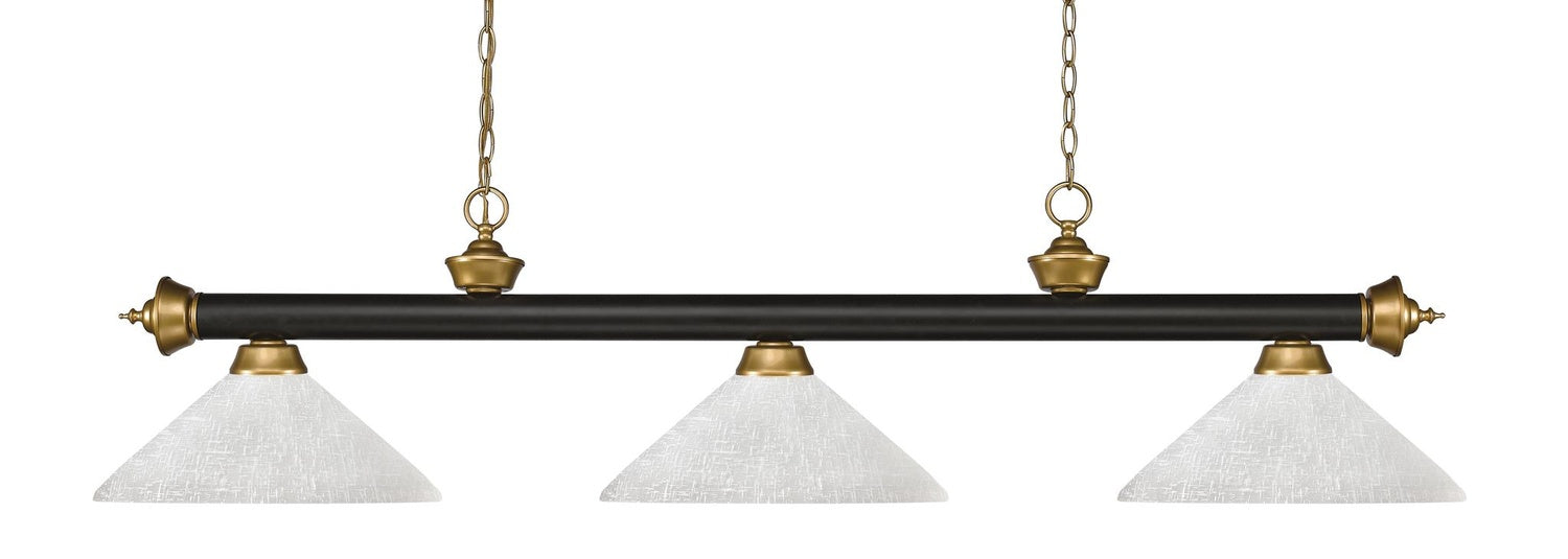 Z-LITE, RIVIERA 3 LIGHT BILLIARD, LINEAR LIGHT