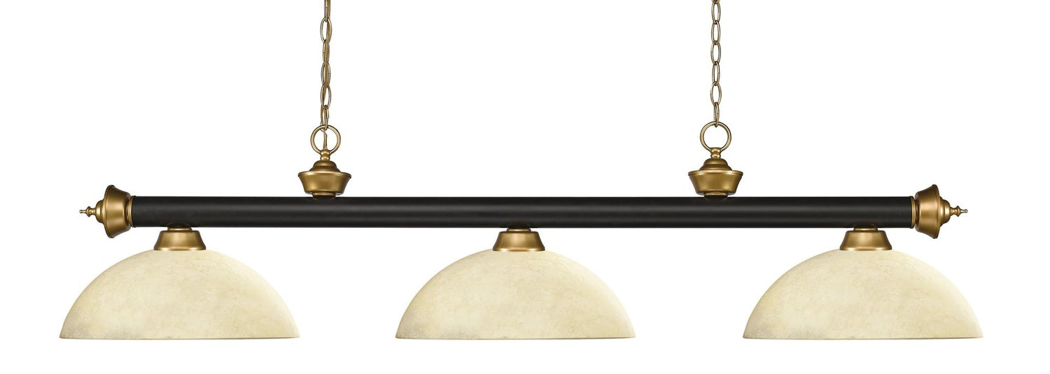 Z-LITE, RIVIERA 3 LIGHT BILLIARD, LINEAR LIGHT