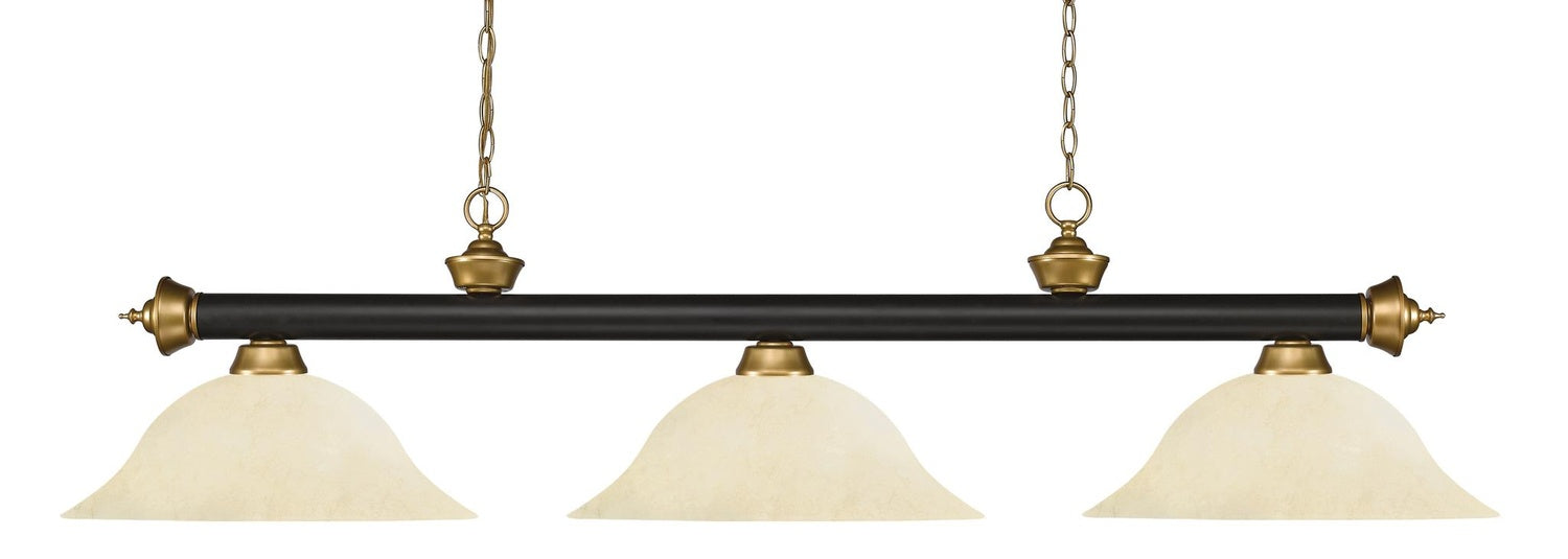 Z-LITE, RIVIERA 3 LIGHT BILLIARD, LINEAR LIGHT