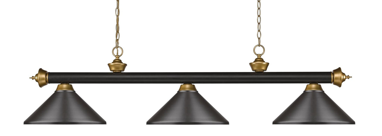 Z-LITE, RIVIERA 3 LIGHT BILLIARD, LINEAR LIGHT