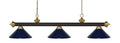 Z-LITE, RIVIERA 3 LIGHT BILLIARD, LINEAR LIGHT