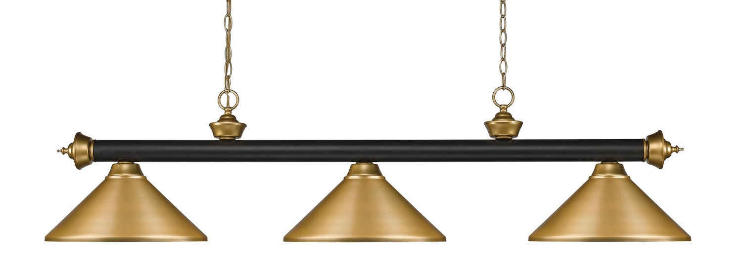 Z-LITE, RIVIERA 3 LIGHT BILLIARD, LINEAR LIGHT