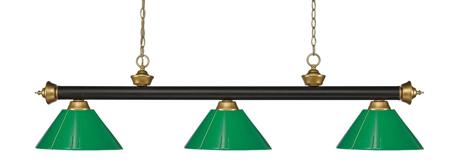 Z-LITE, RIVIERA 3 LIGHT BILLIARD, LINEAR LIGHT