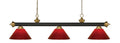 Z-LITE, RIVIERA 3 LIGHT BILLIARD, LINEAR LIGHT
