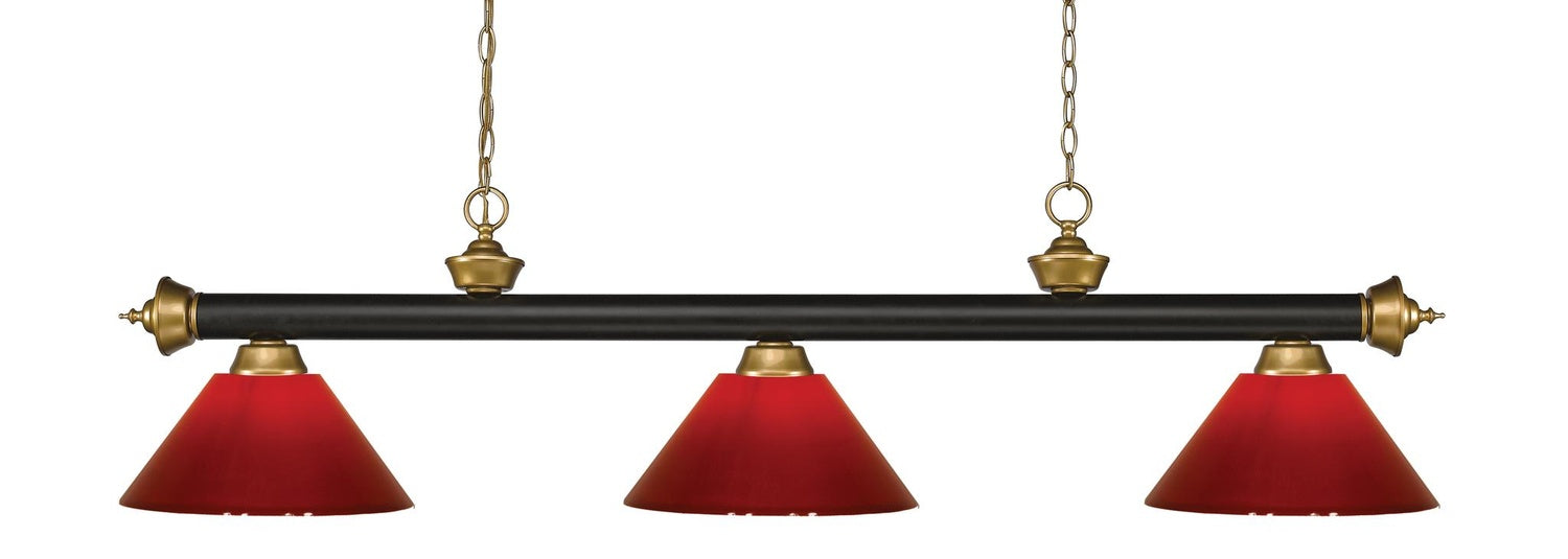 Z-LITE, RIVIERA 3 LIGHT BILLIARD, LINEAR LIGHT