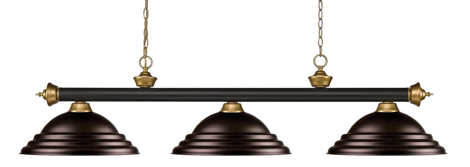 Z-LITE, RIVIERA 3 LIGHT BILLIARD, LINEAR LIGHT