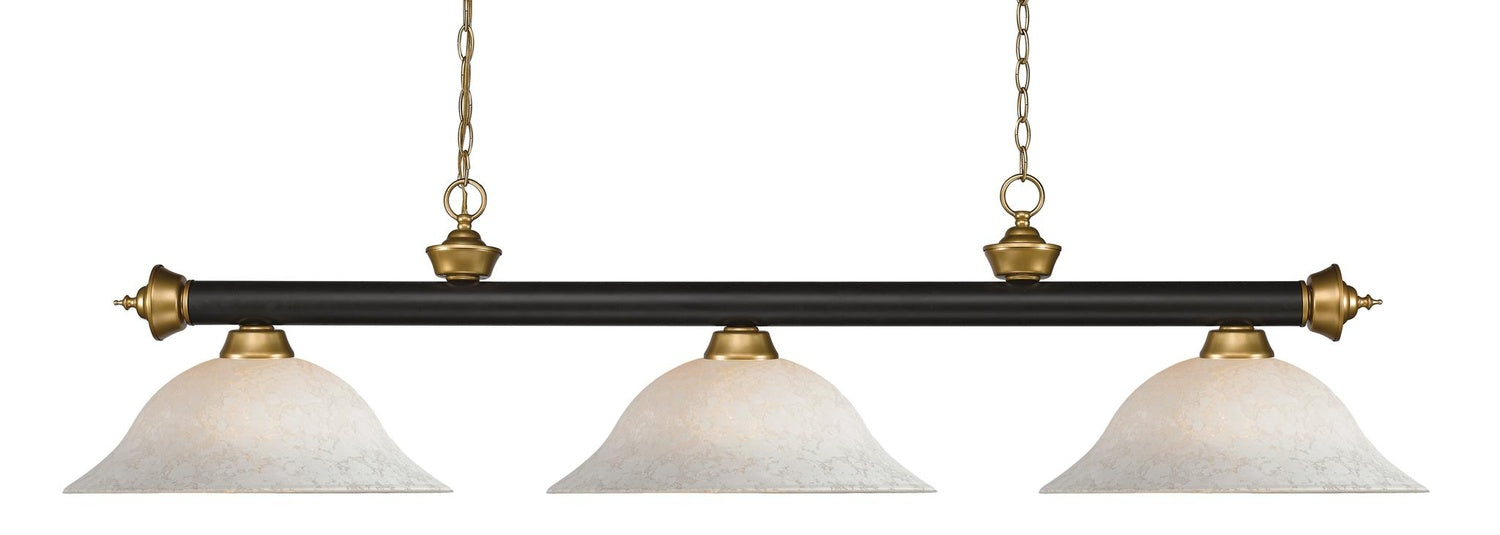 Z-LITE, RIVIERA 3 LIGHT BILLIARD, LINEAR LIGHT
