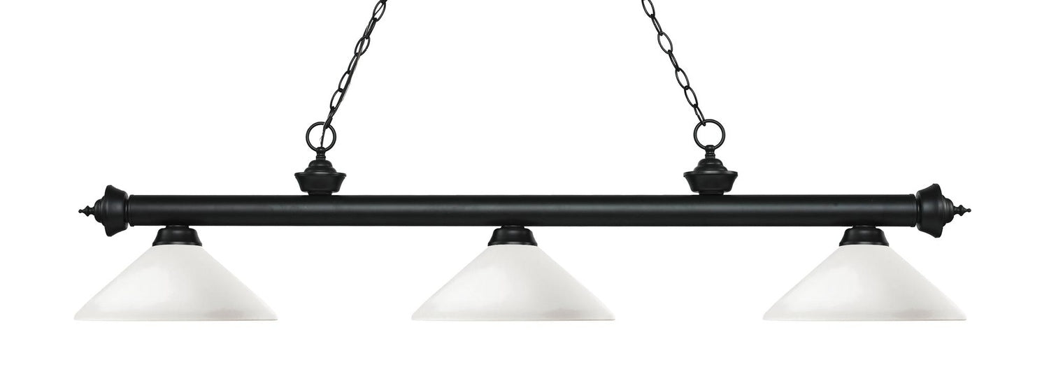 Z-LITE, RIVIERA 3 LIGHT BILLIARD, LINEAR LIGHT