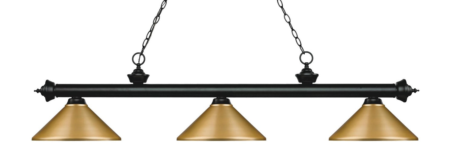 Z-LITE, RIVIERA 3 LIGHT BILLIARD, LINEAR LIGHT